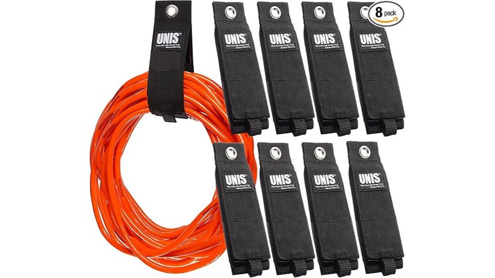 eight pack 13 inch heavy duty cable straps