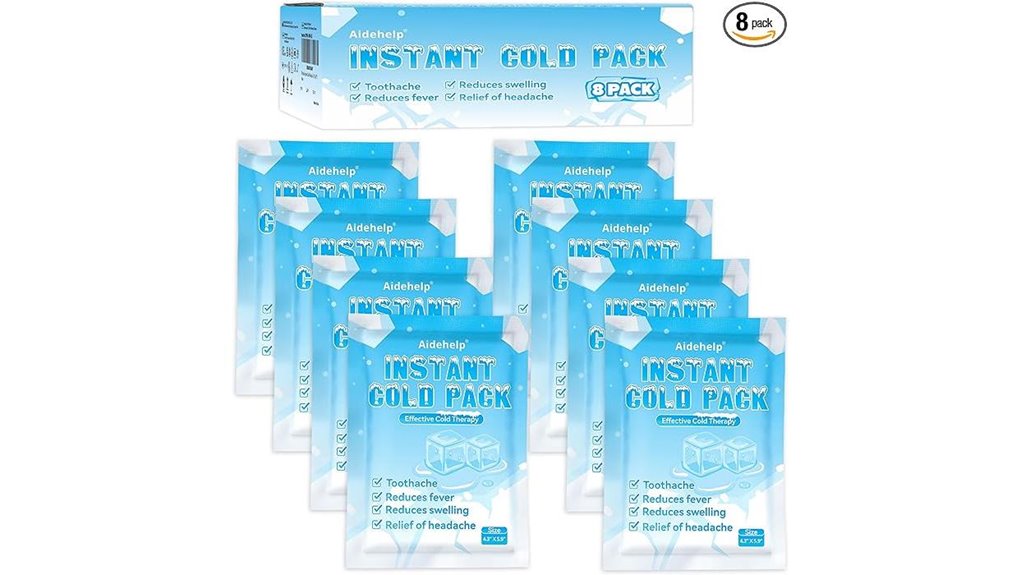 eight pack instant cold packs