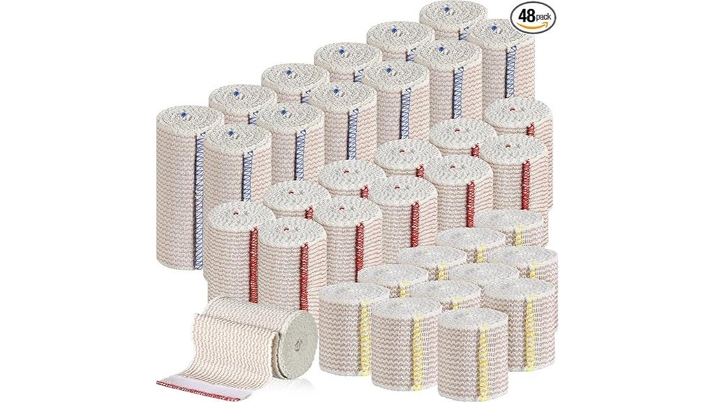 elastic compression bandage wraps