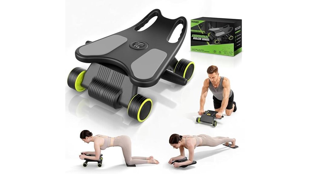 elbow supported knee ab roller