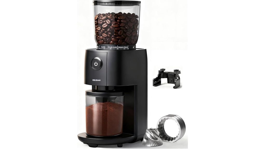 electric conical burr grinder