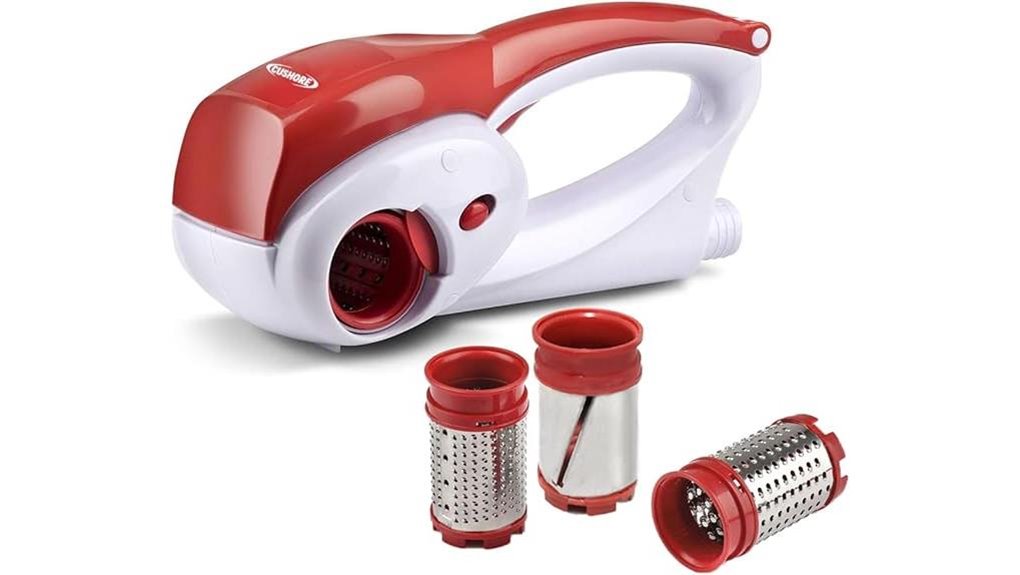 electric cordless stainless grater