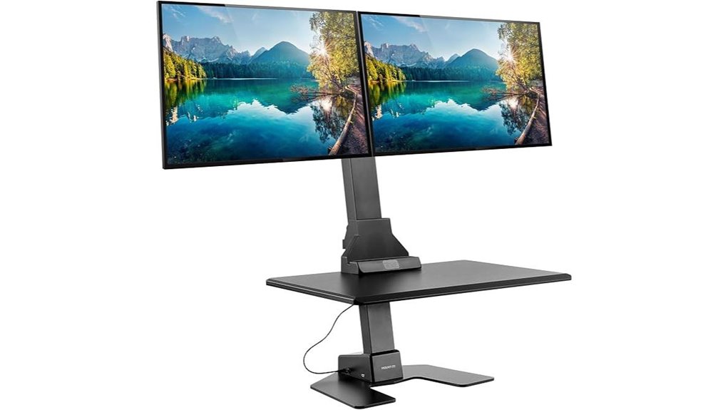 electric dual monitor standing converter