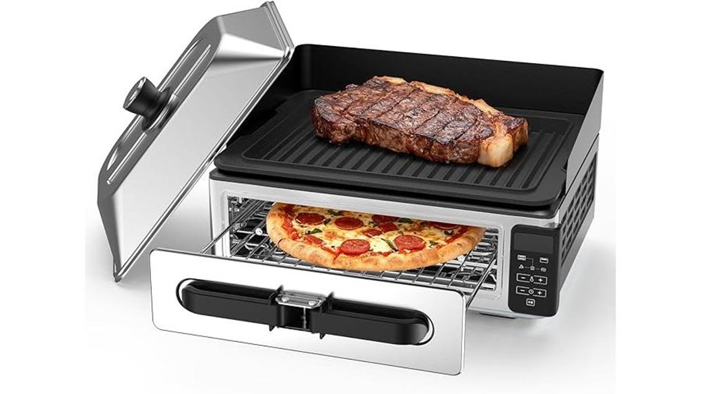 electric indoor smokeless grill