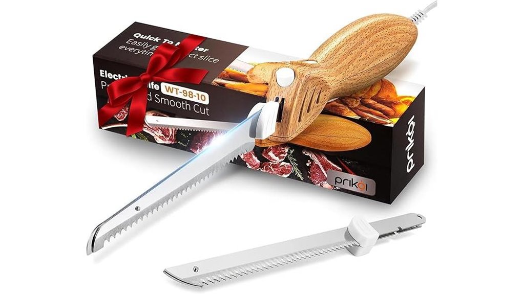 electric knife with two blades