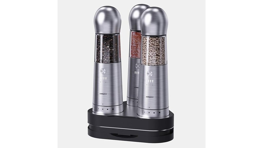 electric salt and pepper grinders