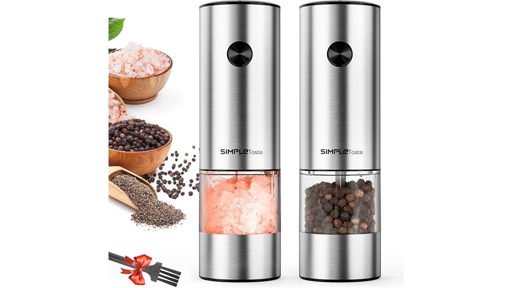 electric salt and pepper grinders