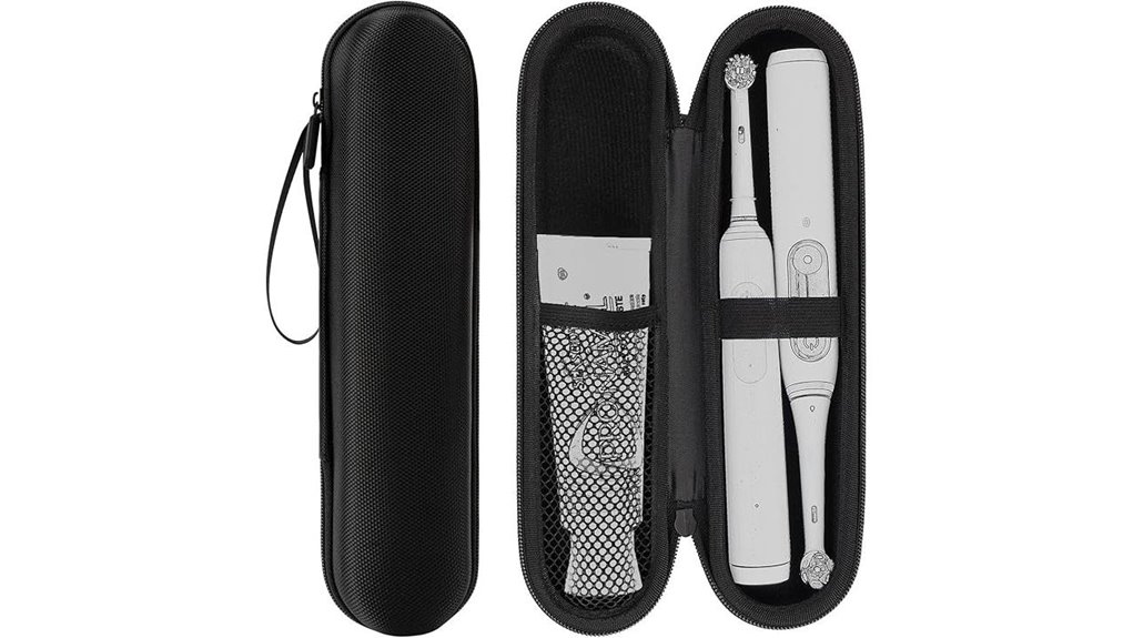 electric toothbrush and toothpaste case
