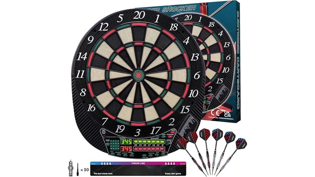 electronic dart board scoreboard