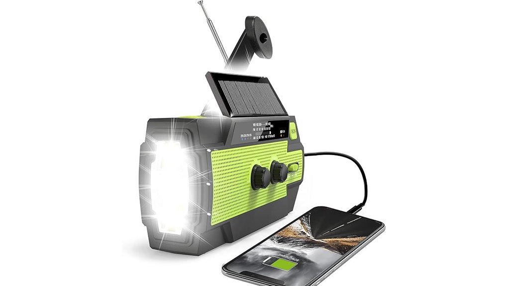 emergency crank solar radio