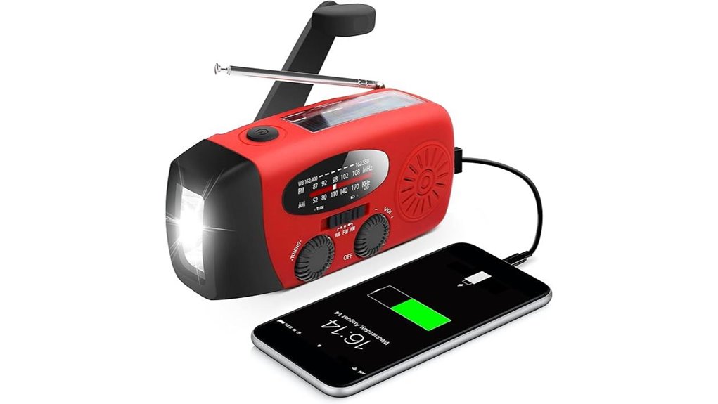 emergency hand crank noaa radio powerbank