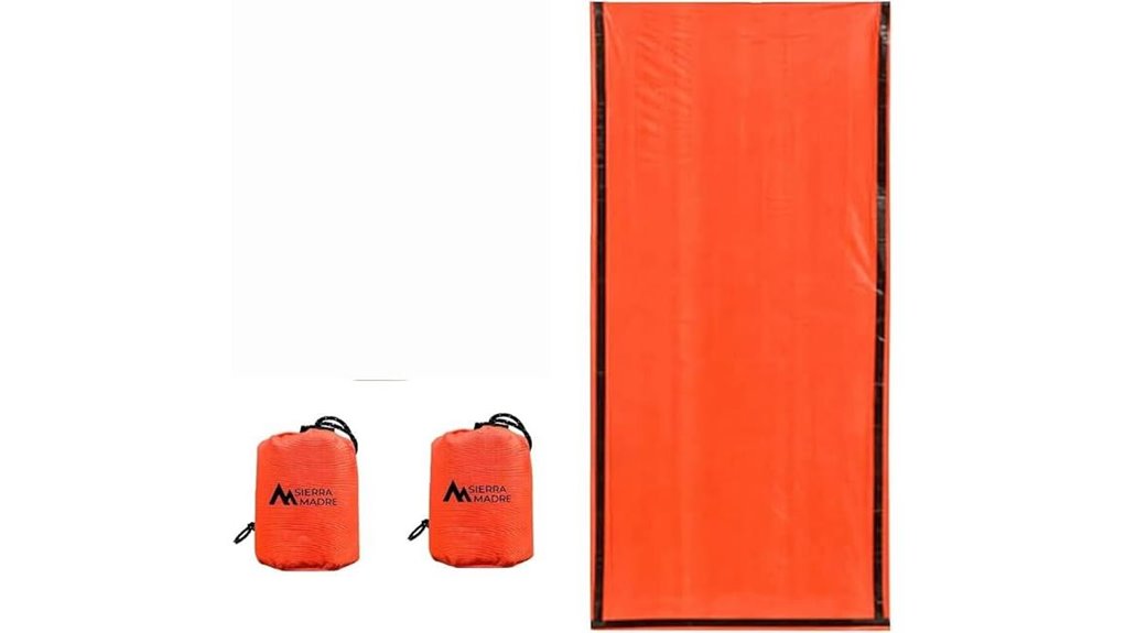 emergency mylar waterproof sleeping bag