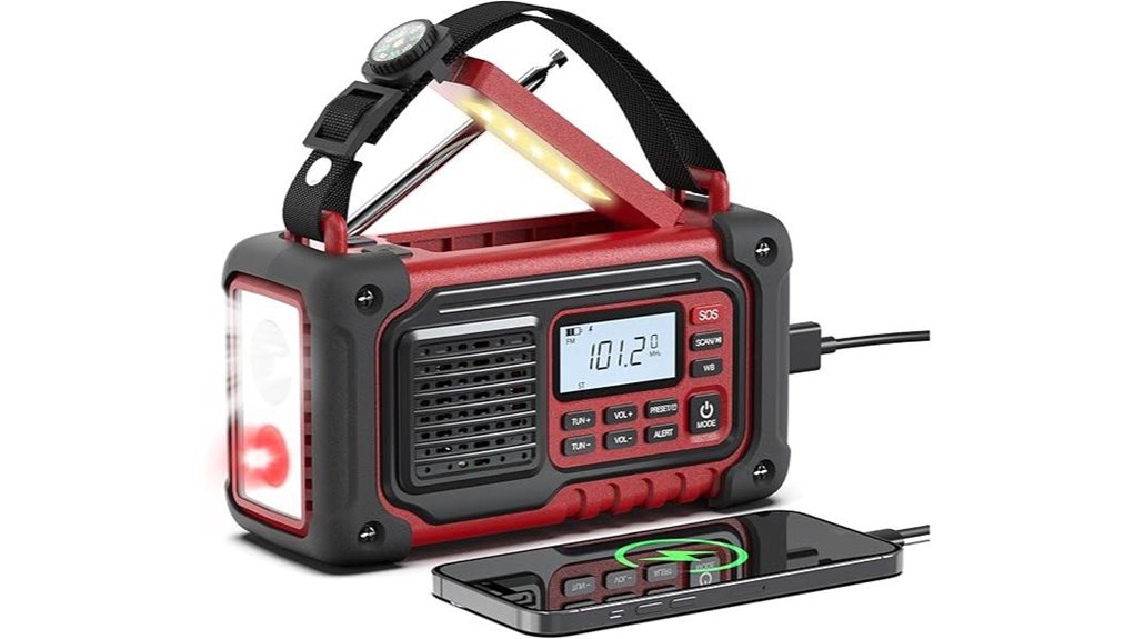 emergency noaa weather radio powerbank