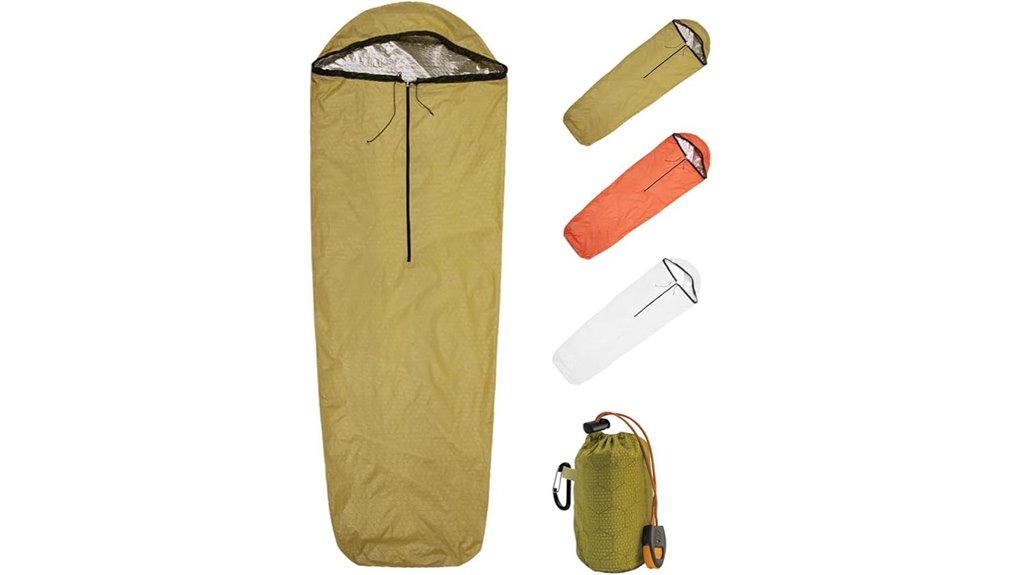 emergency thermal bivvy sleeping