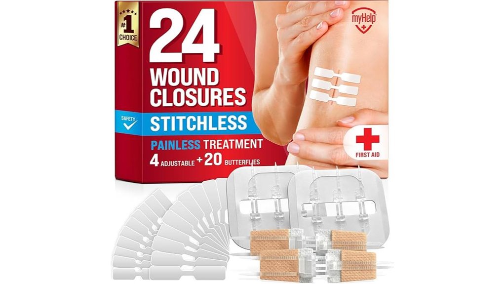 emergency wound closure strip kit