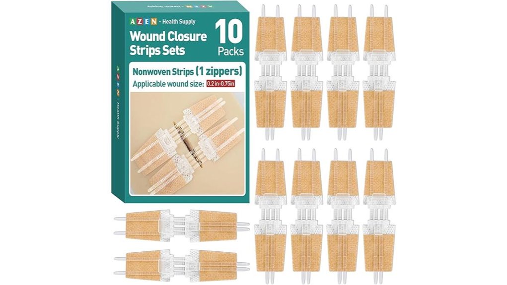 emergency wound closure strips