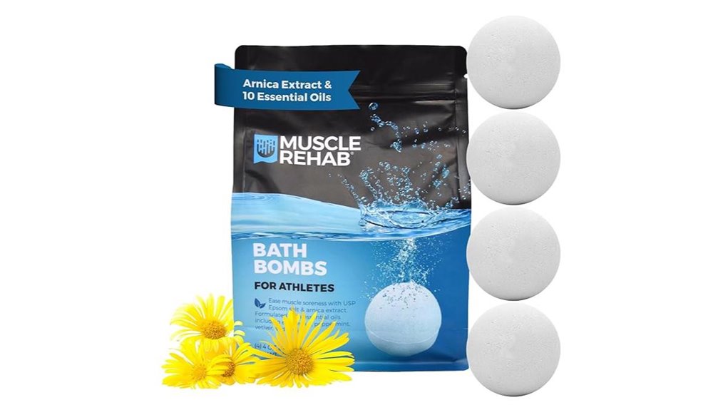 epsom arnica bath bomb pack