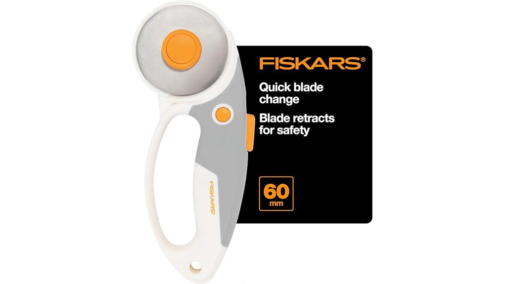 ergonomic 60mm titanium rotary cutter