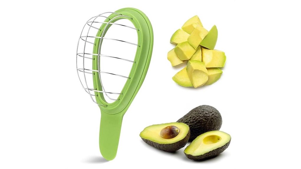 ergonomic avocado slicer cuber tool