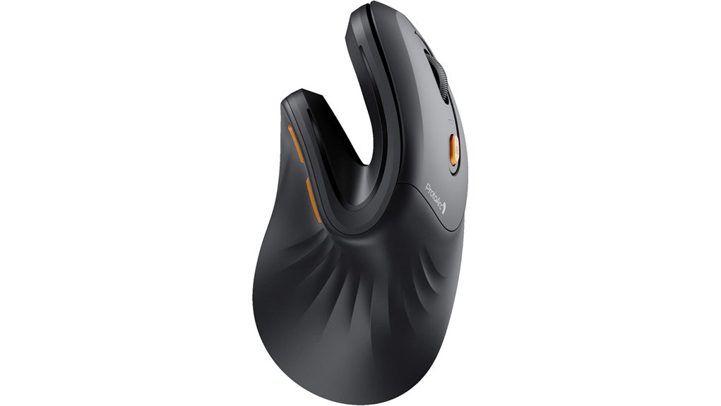 ergonomic bluetooth rechargeable vertical mouse