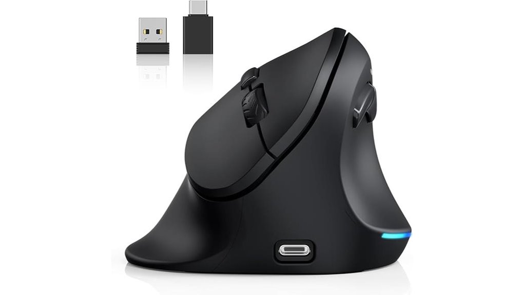 ergonomic large rechargeable vertical_mouse