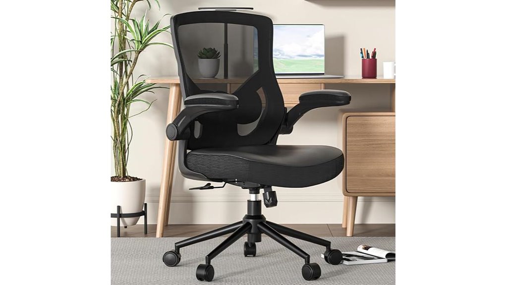 ergonomic leather waterfall seat