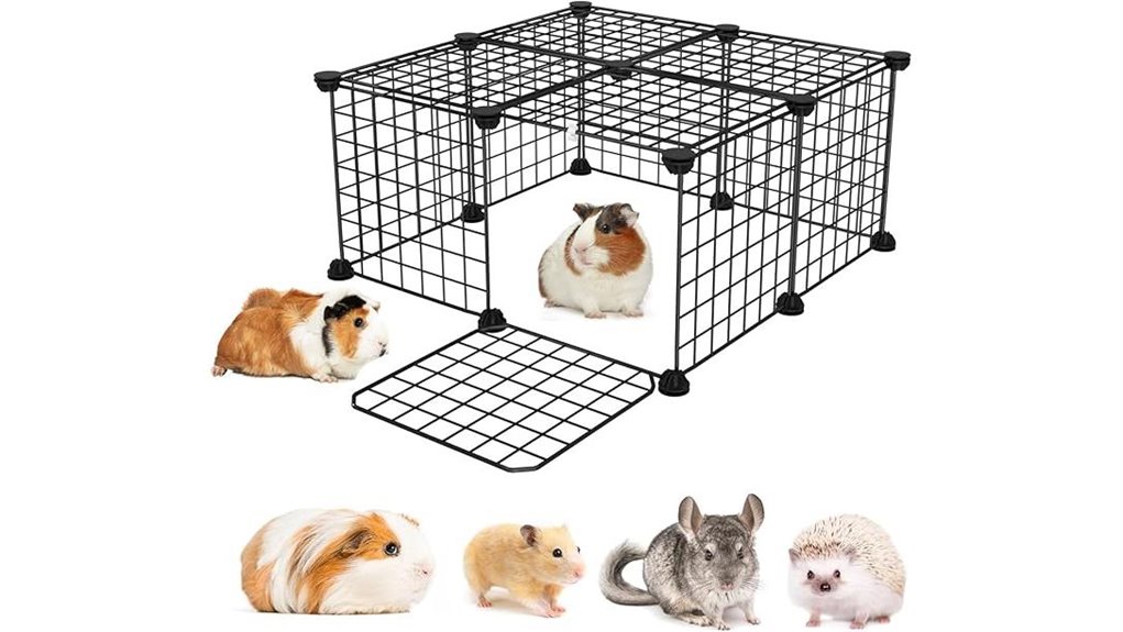 expandable 12 piece metal grid cage