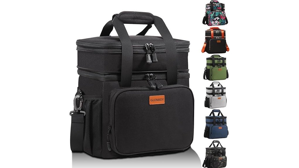 expandable insulated double deck cooler