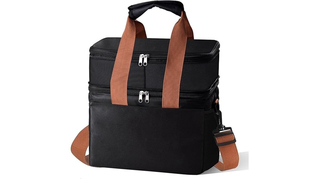 expandable insulated lunch bag