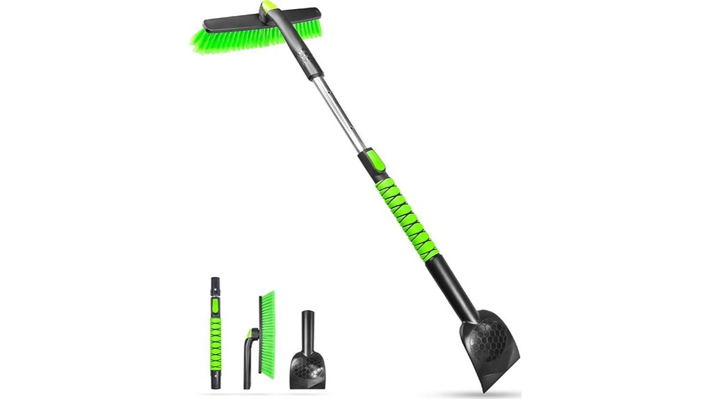 extendable 45 inch snow brush