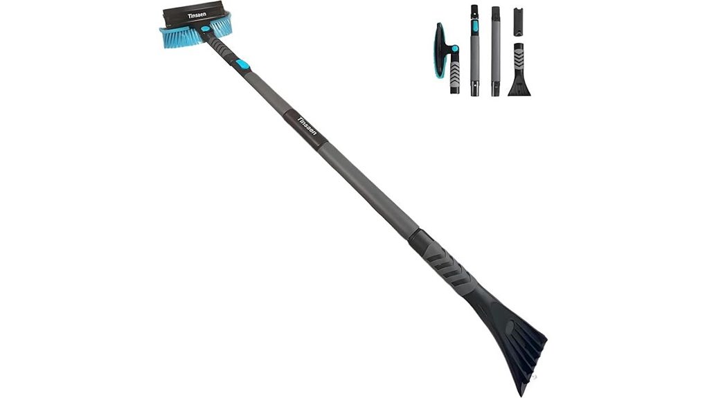 extendable 58 inch snow scraper