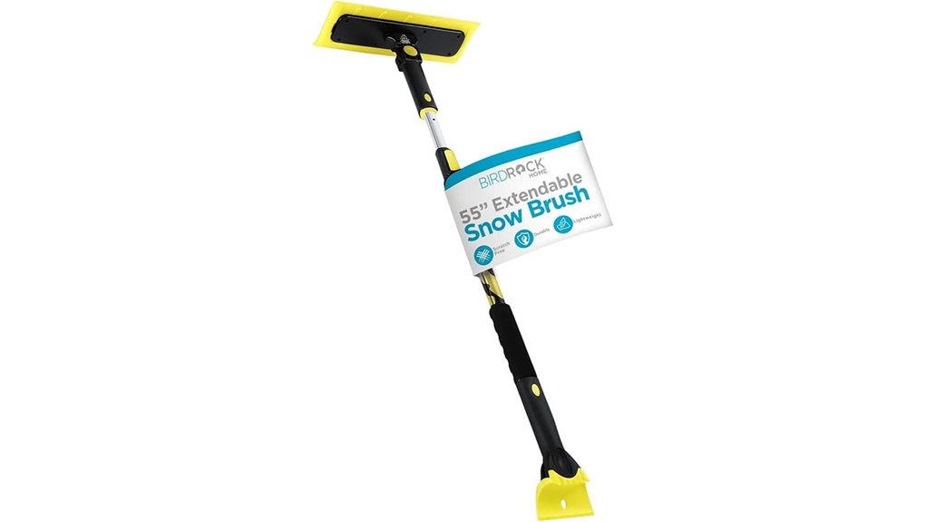 extendable snow brush scraper