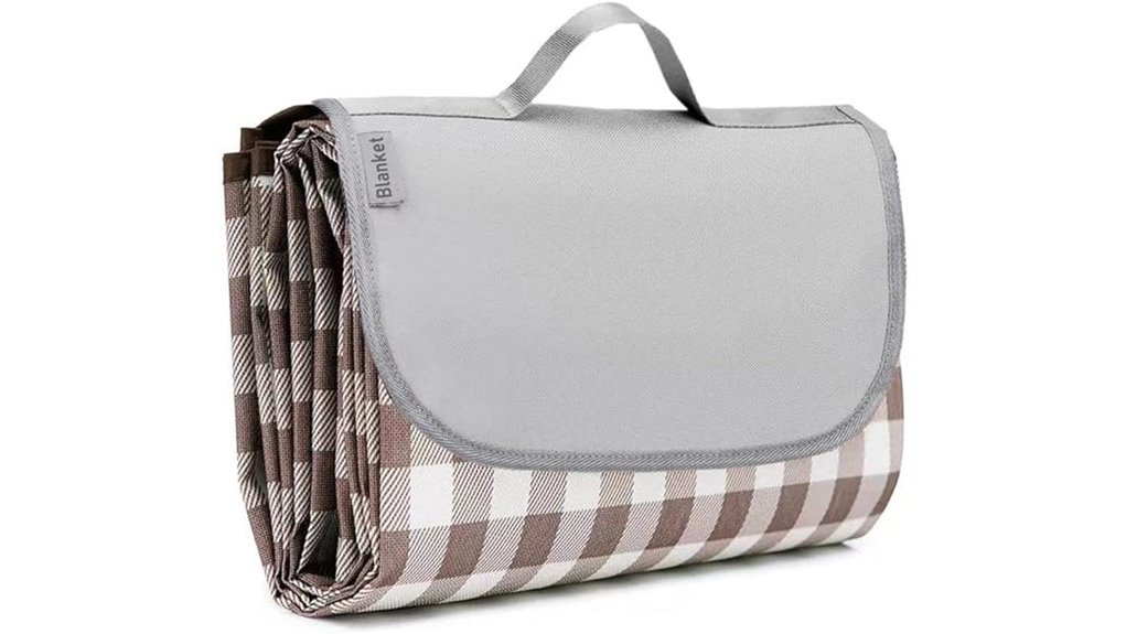 extra large brown waterproof blanket