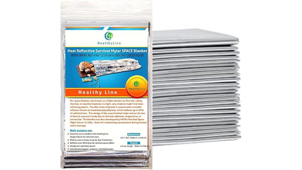 extra large emergency mylar blankets