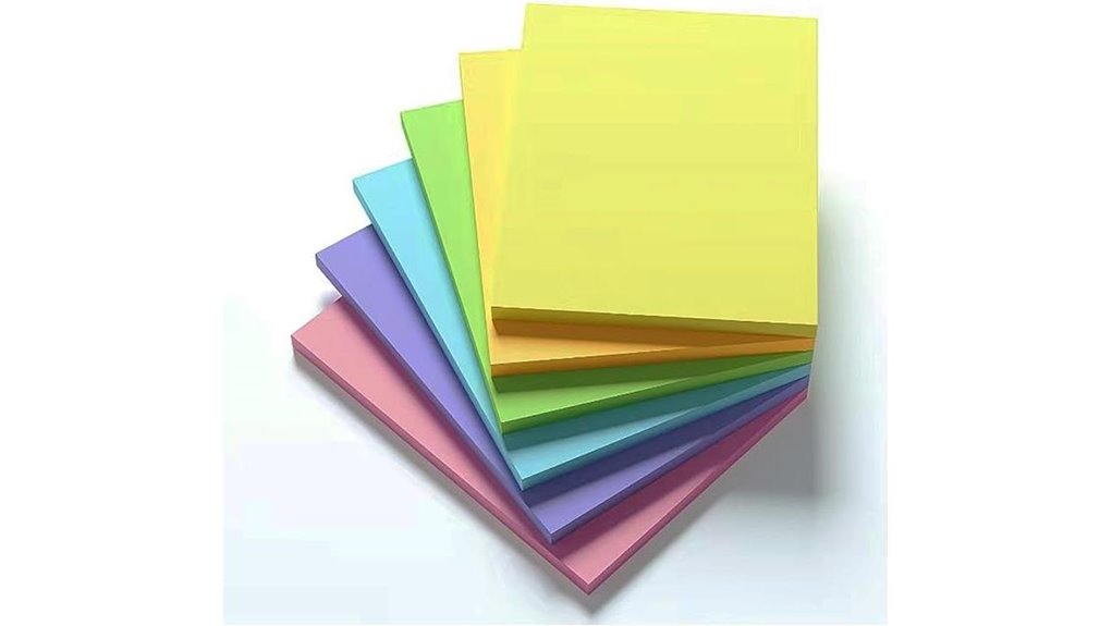 extra large pastel sticky pads
