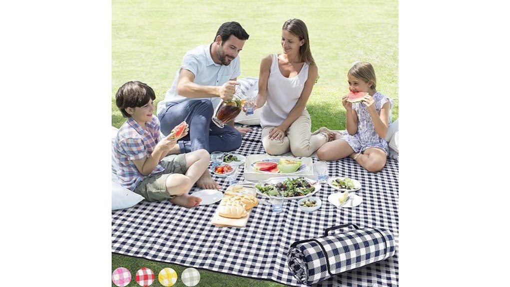 extra large waterproof picnic blanket