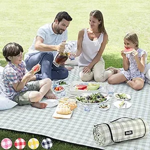 extra large waterproof picnic blanket