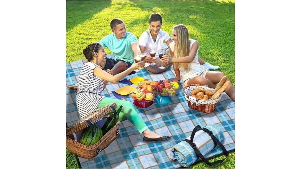 extra large waterproof picnic blanket