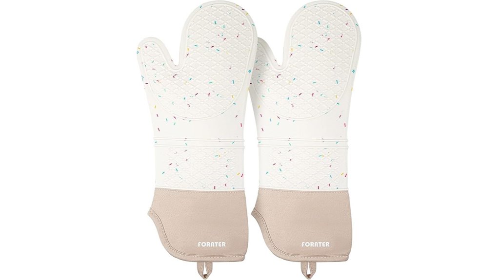 extra long heat resistant silicone ovenmitts
