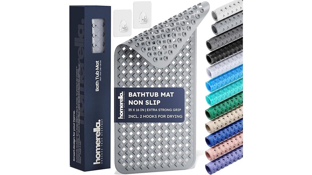 extra long non slip bathmat