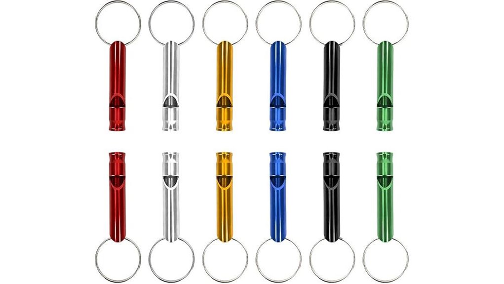 extra loud aluminum survival whistle