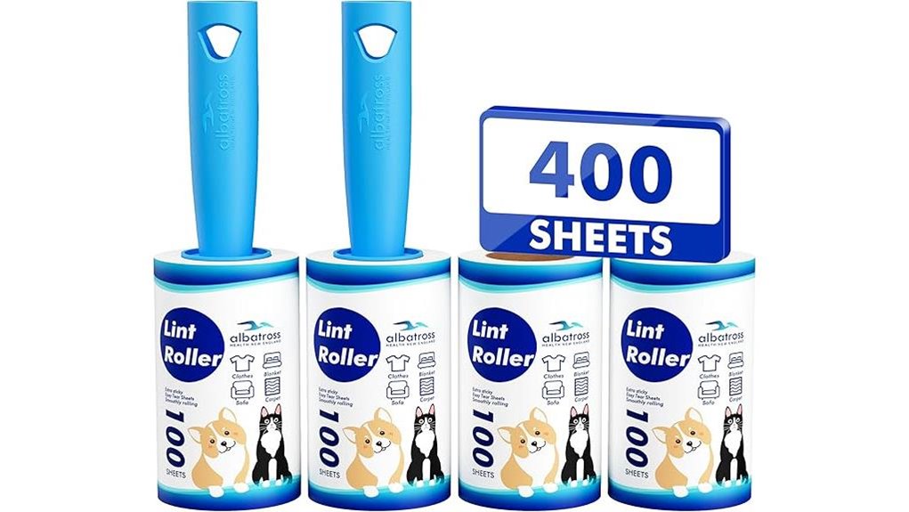 extra sticky 400 sheet lint roller