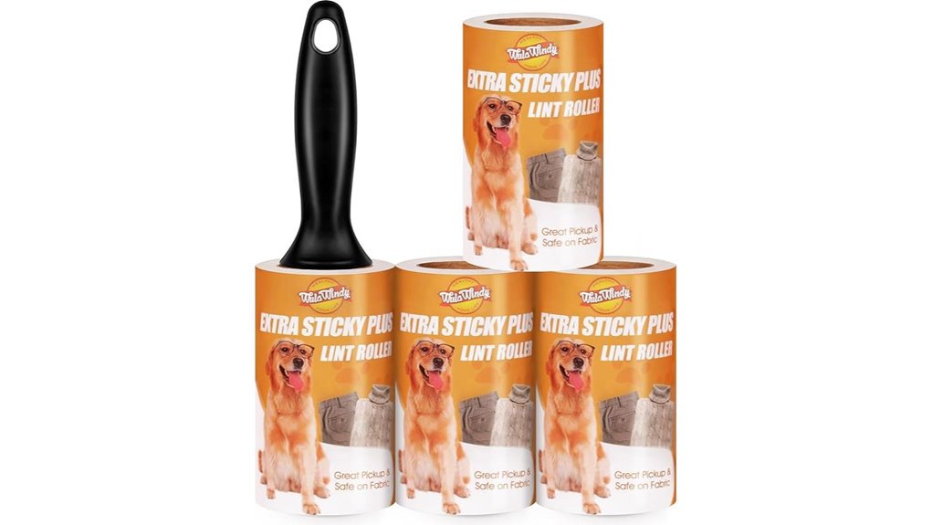 extra sticky pet hair rollers