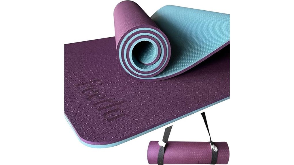 extra thick 10mm non slip yoga mat