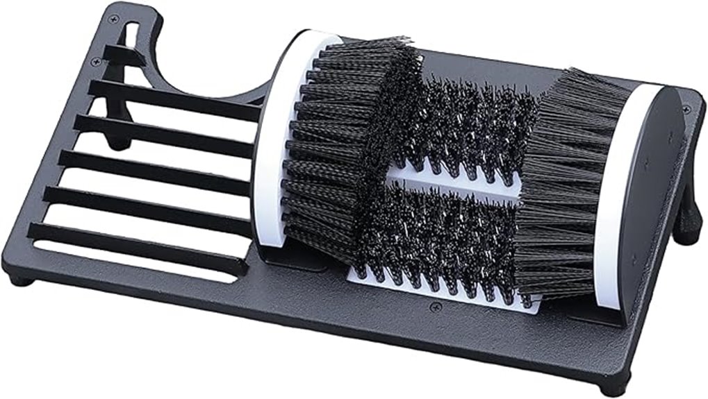 extra wide adjustable boot brush