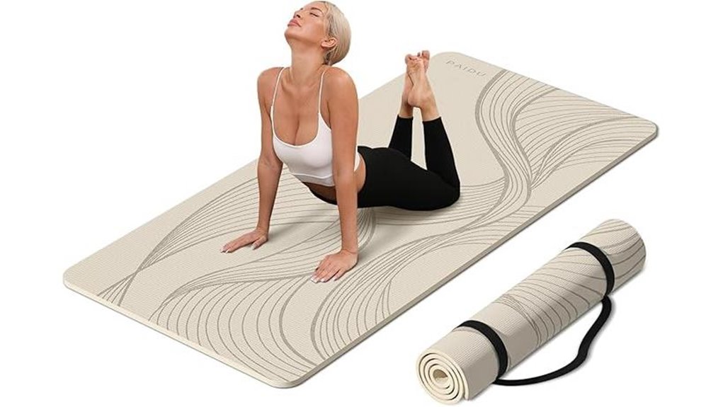 extra wide non slip yoga mat