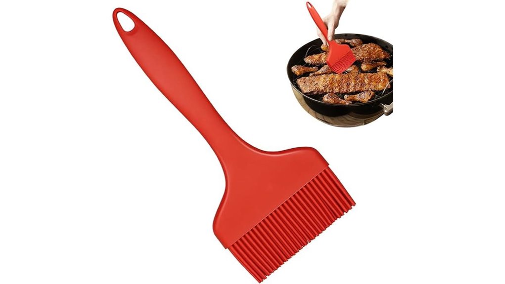 extra wide red silicone basting