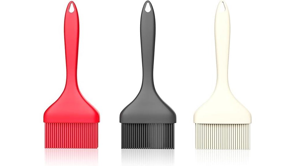 extra wide silicone basting brushes