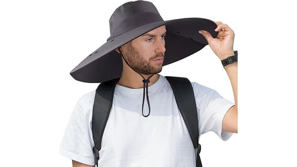 extra wide upf50 fishing hat