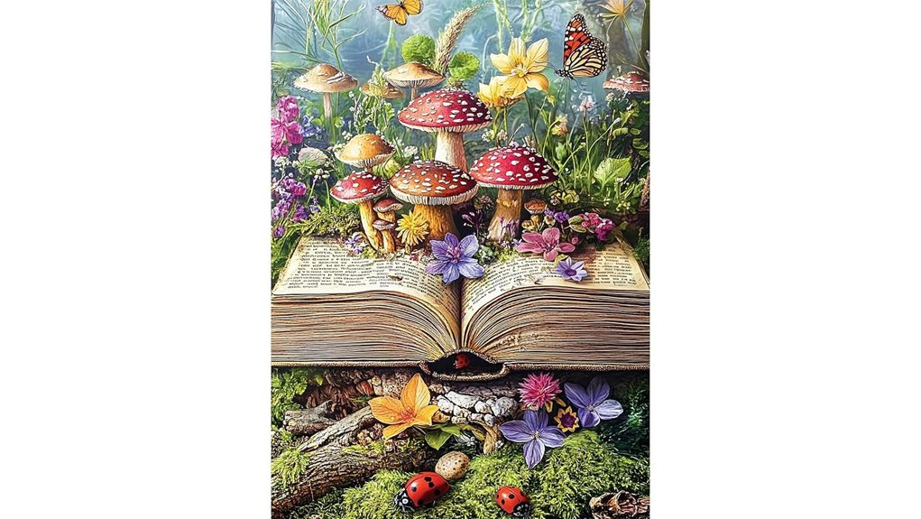 fantasy mushroom adult jigsaw puzzle